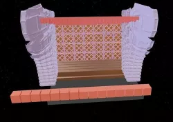 unique aesthetic of the stage game 3D model