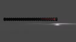 War scythe Low-poly 3D model