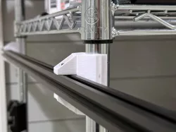 Wire shelf 2020 beam mount