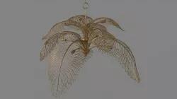 Wonder Eight Light Chandelier 3D model