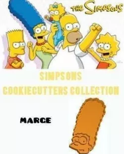 Wonderful Simpsons Character Marge Simpson Cookie Cutter  3D model