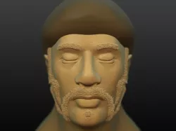 African American Soldier (OBJ File)