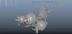 Airship 3D model