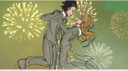 anime male and female base mesh 3D model