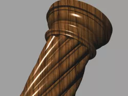 auger column 3D model