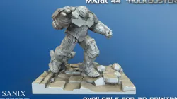 Avengers Scene-Ironman Hulkbuster  3d Printable  model