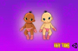 Baby Toons  Low-poly  3D model