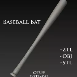 Baseball Bat 3D model