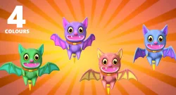 Bat Cat Low-poly  3D model