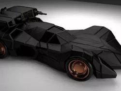 Batmobile armed and armored