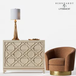 bernhardt and uttermost set  3D model