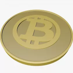 Bitcoin 3D model