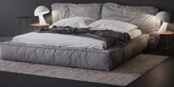 Bonaldo fluff bed 3D model