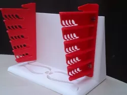bookend for glass plate rack
