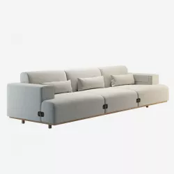 Bosc Duffle Sofa 3D model