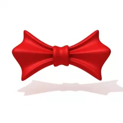 Bow cartoon 3D model
