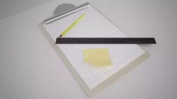 Clipboard bundle 3D model