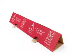 Do not stack cones for shipping