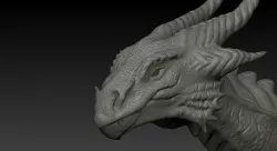 Dragon head 3D model