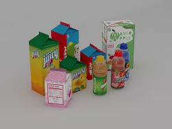 Drinks 3D model