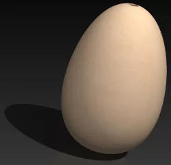 Egg blank for carving