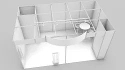exhibition stand design 3D model