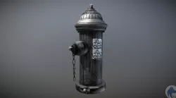 Fire Hydrant 3D Model Low-poly  3D model