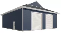 Garage-007 Low Poly 3D model