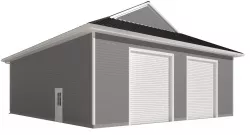 Garage-008 Low Poly 3D model