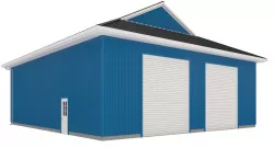 Garage-009 Low Poly 3D model