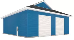 Garage-010 Low Poly 3D model