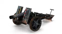German  howitzer Low-poly  3D model