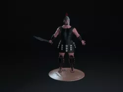 gladiator  Low-poly  3D model