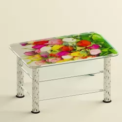 Glass coffee table 3D model