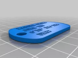 Halo- Master Chief's Dog Tag