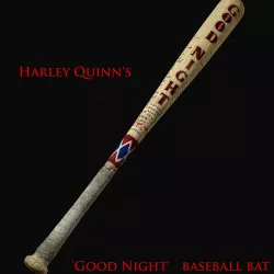 Harley Quinns Good Night Baseball Bat Low-poly  3D model