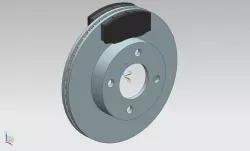 Hyundai i10 brake disc and brake pads