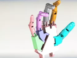 InMoov Right Hand Solidworks Model