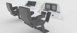 jet control cockpit 3D model