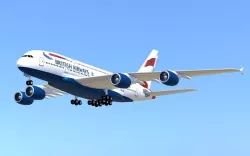 Jet Plane Airbus A380 Wide-body jet airliner Low-poly  3D model