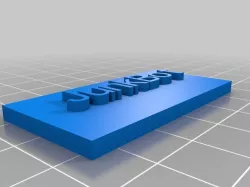JunkBot name plate