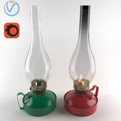 Kerosene lamp 3D model