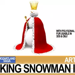 King Snowman I 3D model
