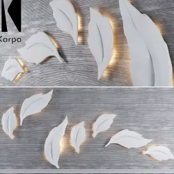 Leafs Karpa Light wall lamp decor 3D model