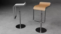 LEM Piston Stool 3D model