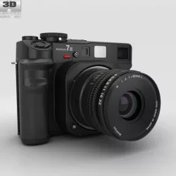 Mamiya 7 II 3D model