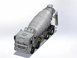 MB 8X4 Trans mixer 12m3_concrete mixer_Truck Mixer