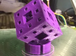 Menger sponge with external support