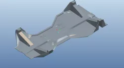 Monocoque CFRP Car Chassis 3, suitable for an Electric Car