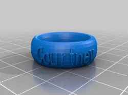 My Customized Text Ring/Bracelet/Crown Thing